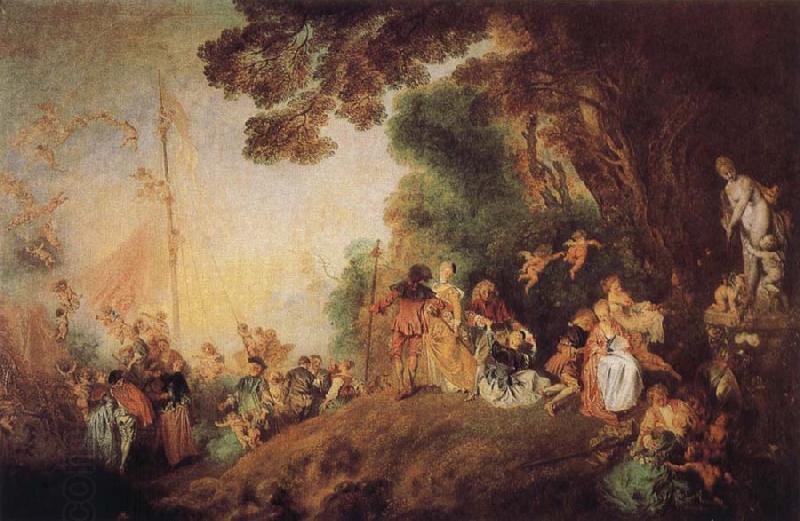 Jean-Antoine Watteau Pilgrimage to Cythera China oil painting art